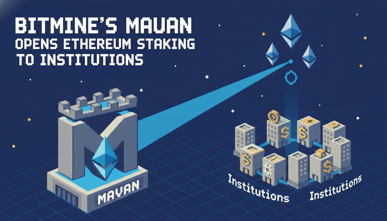 Bitmine's MAVAN Opens Ethereum Staking to Institutions