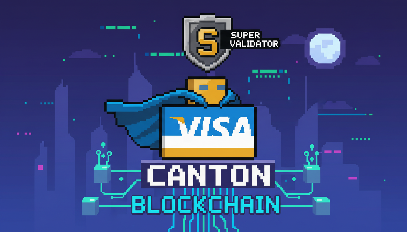 Visa Joins Canton as Blockchain Super Validator