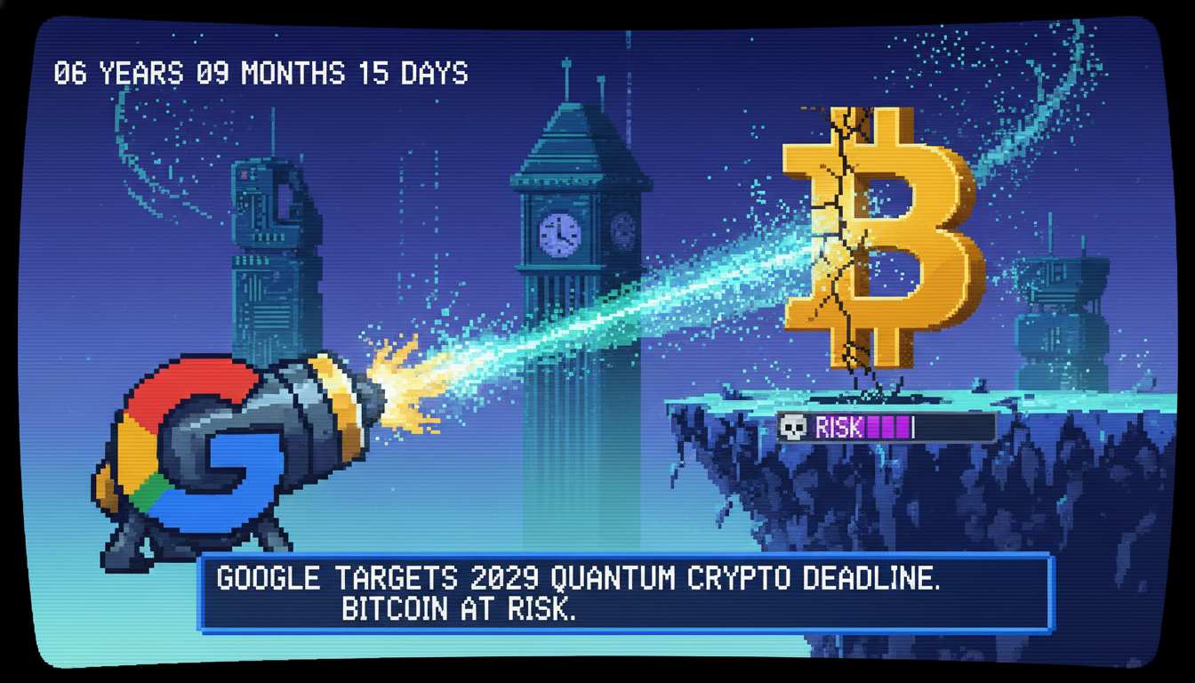 Google Targets 2029 Quantum Crypto Deadline, Bitcoin at Risk