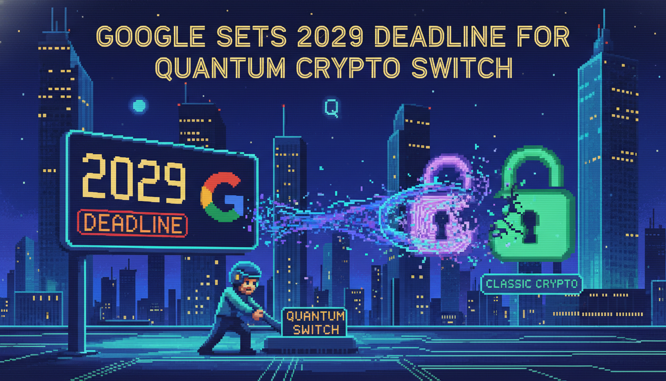 Google Sets 2029 Deadline for Quantum Crypto Switch