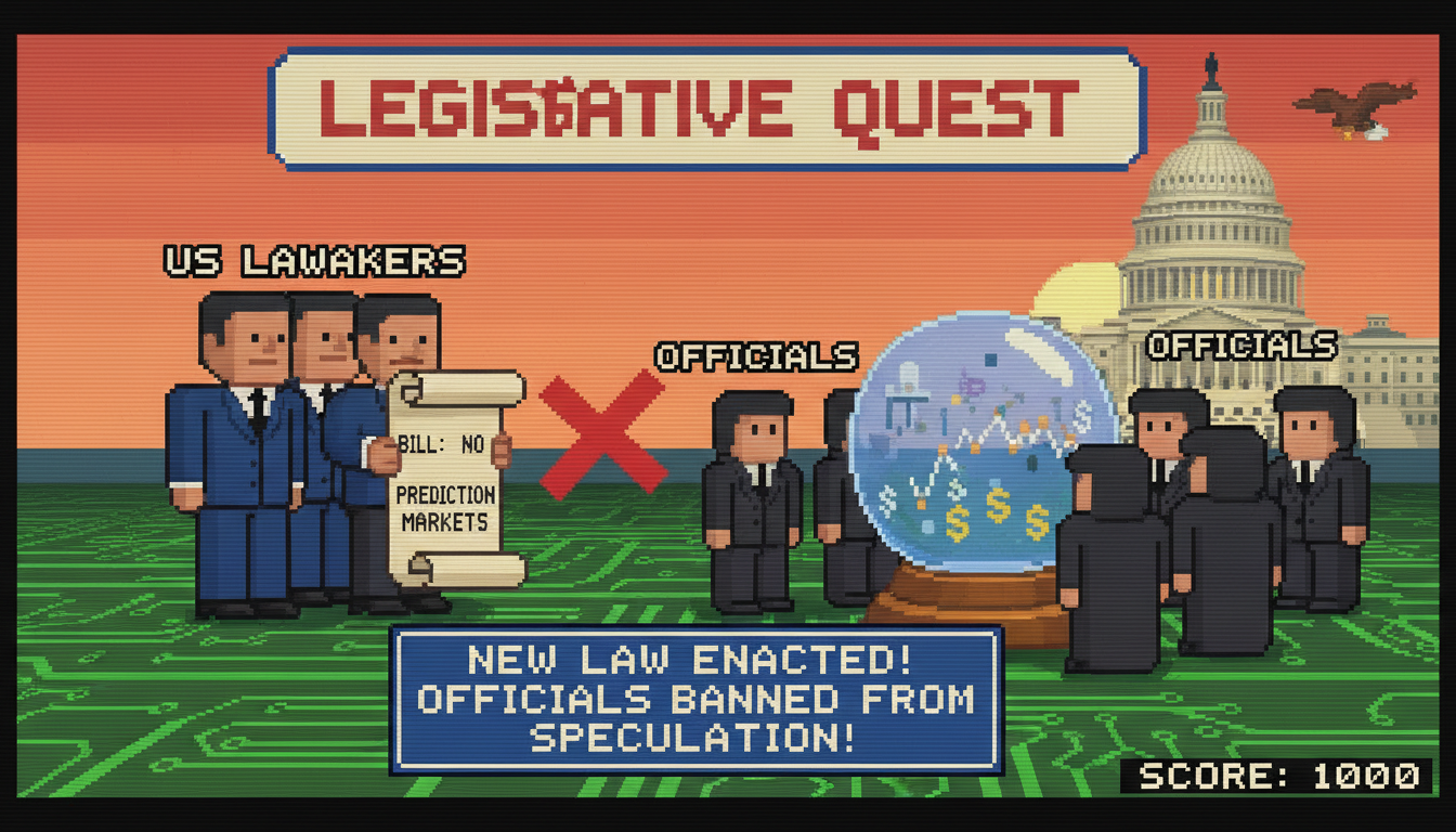 US lawmakers introduce bill banning officials from prediction markets