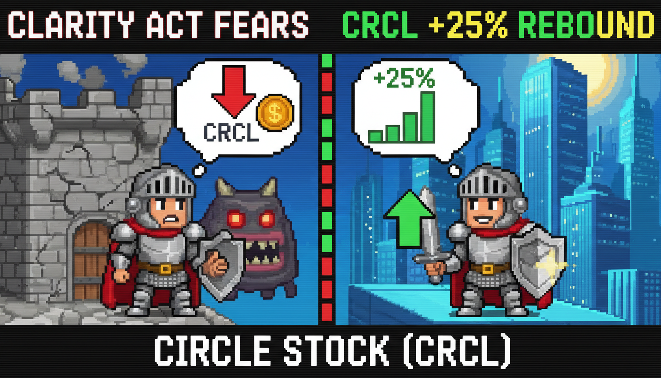 Circle Stock (CRCL) Eyes 25% Rebound After CLARITY Act Fears