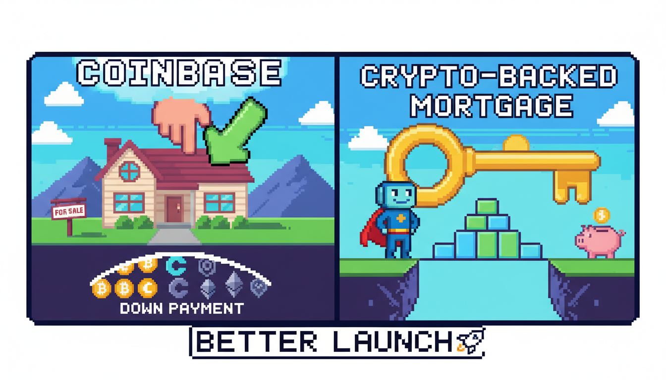 Coinbase, Better Launch Crypto-Backed Mortgage Down Payments