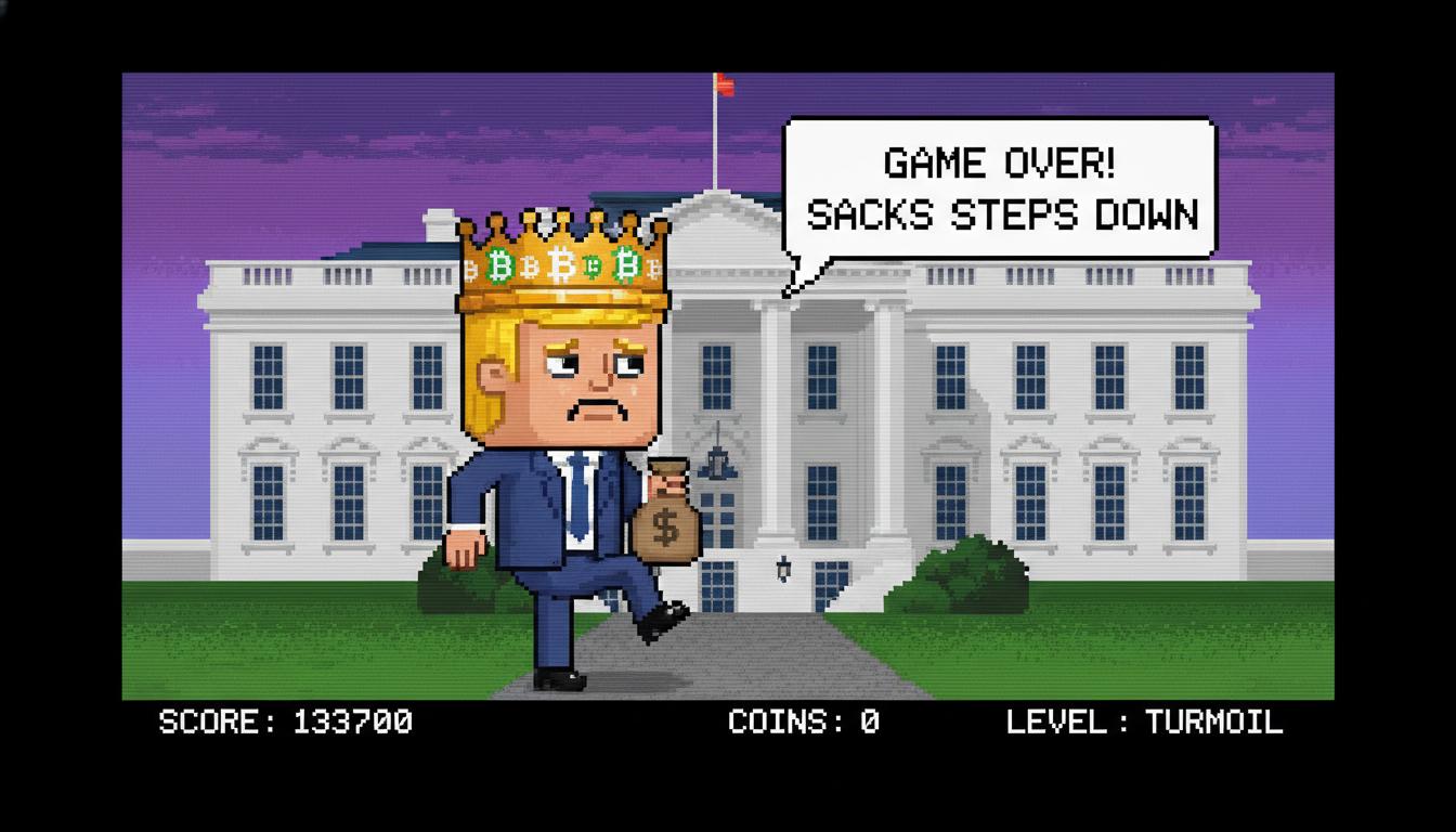 White House Crypto Czar Sacks Steps Down