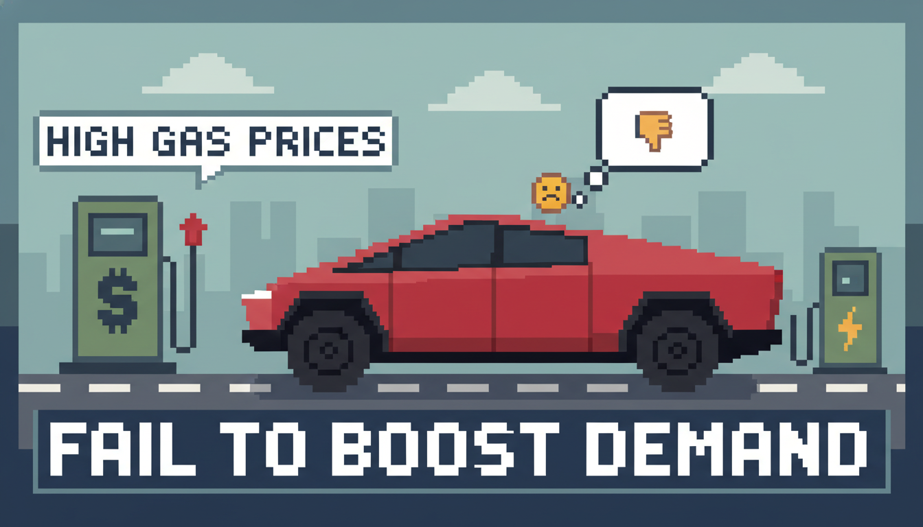 High Gas Prices Fail to Boost Tesla Demand