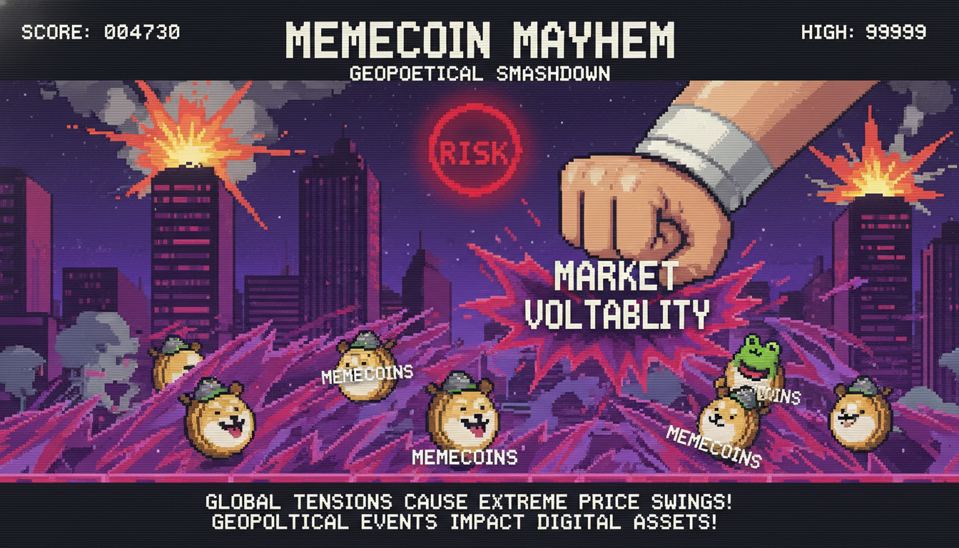 Market Volatility Hits Memecoins Amid Geopolitical Risks