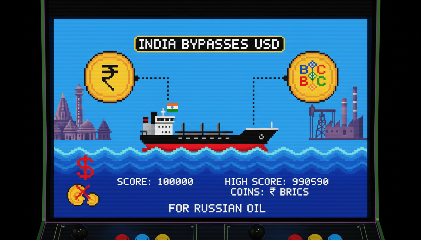 India Bypasses US Dollar, Uses BRICS Currencies For Russian Oil