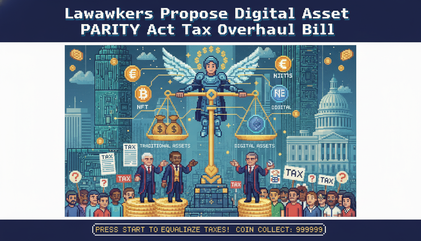 Lawmakers propose Digital Asset PARITY Act tax overhaul bill