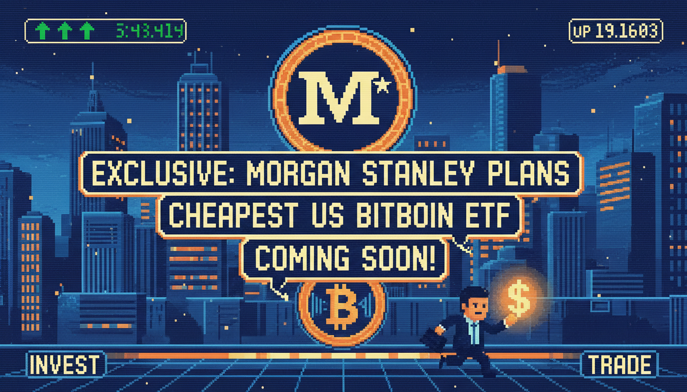 Exclusive: Morgan Stanley plans cheapest US Bitcoin ETF