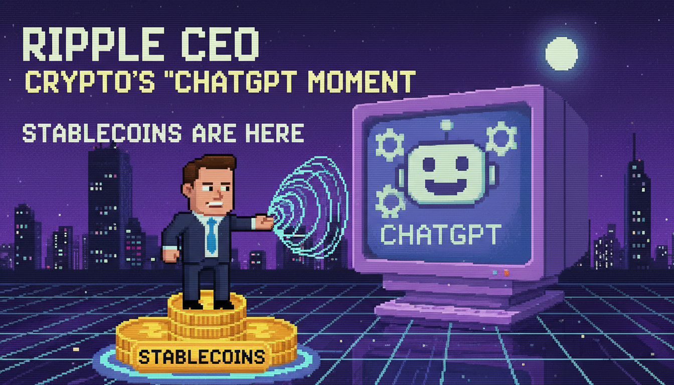 Ripple CEO: Stablecoins Are Crypto's 'ChatGPT Moment'