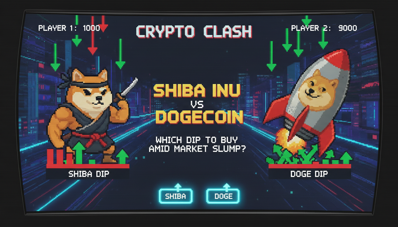 Shiba Inu vs. Dogecoin: Which Dip to Buy Amid Market Slump?