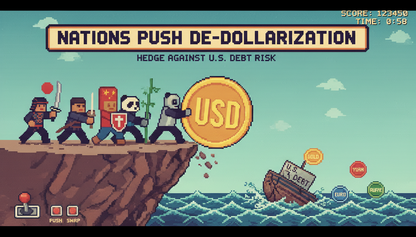 Nations Push De-Dollarization to Hedge Against U.S. Debt Risk