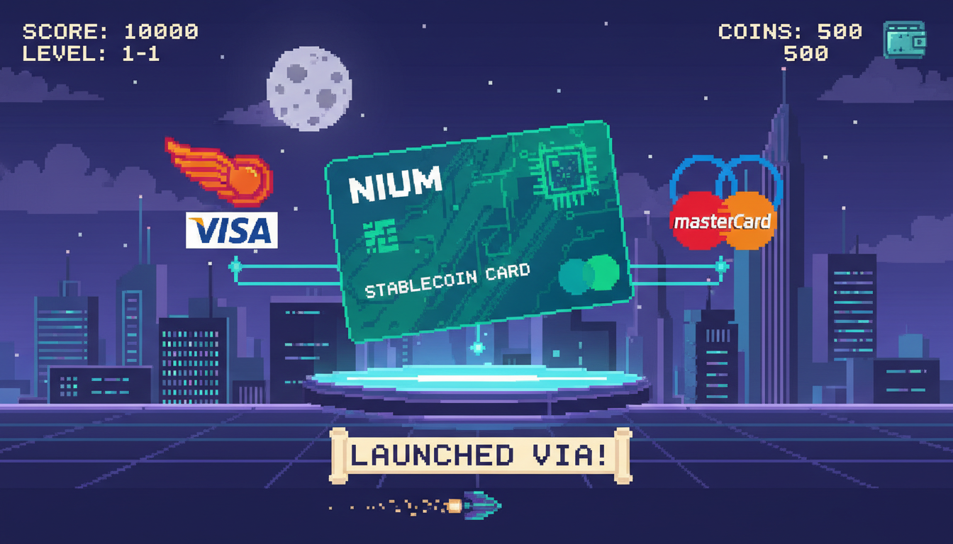 Nium Launches Stablecoin Card Platform via Visa, Mastercard