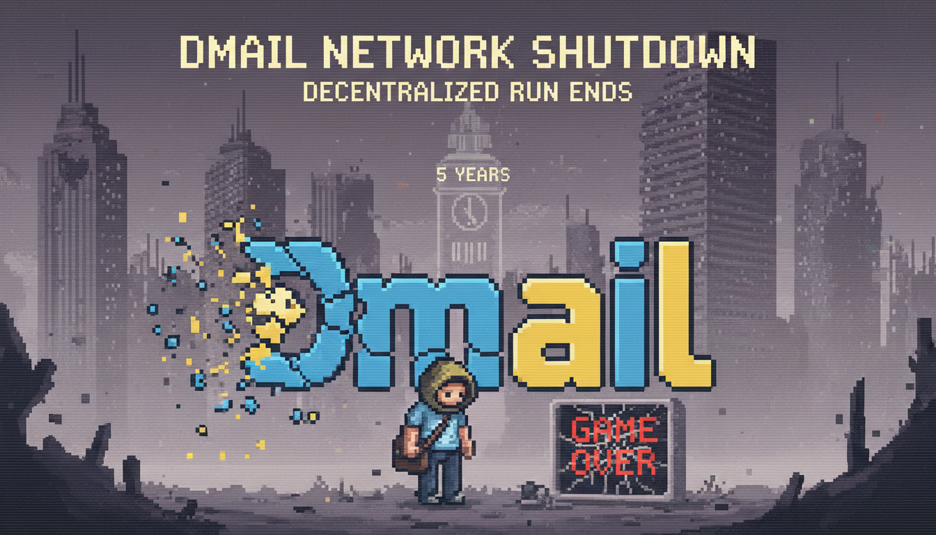 Dmail Network Shuts Down After Five-Year Decentralized Run