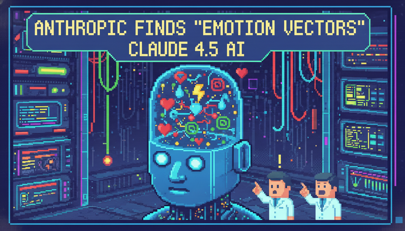 Anthropic Finds "Emotion Vectors" Inside Claude 4.5 AI