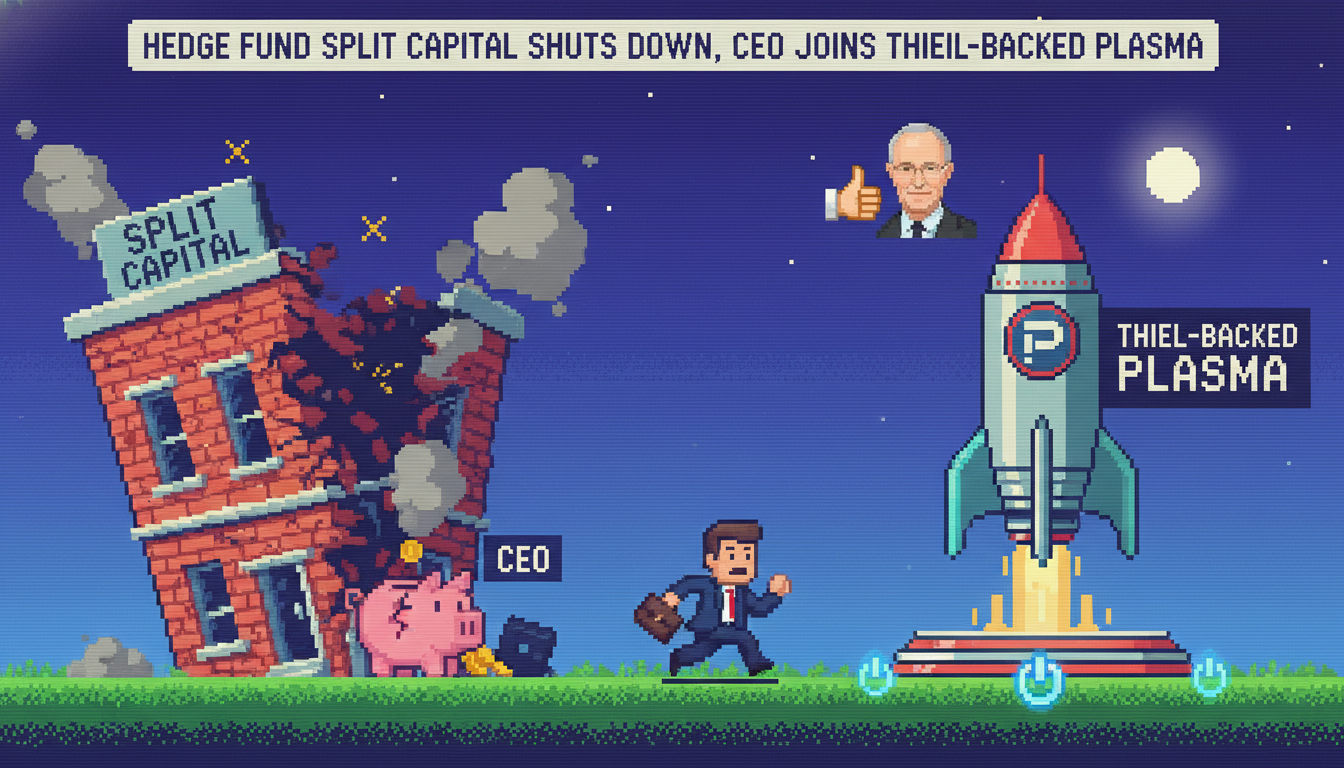 Hedge Fund Split Capital Shuts Down, CEO Joins Thiel-Backed Plasma