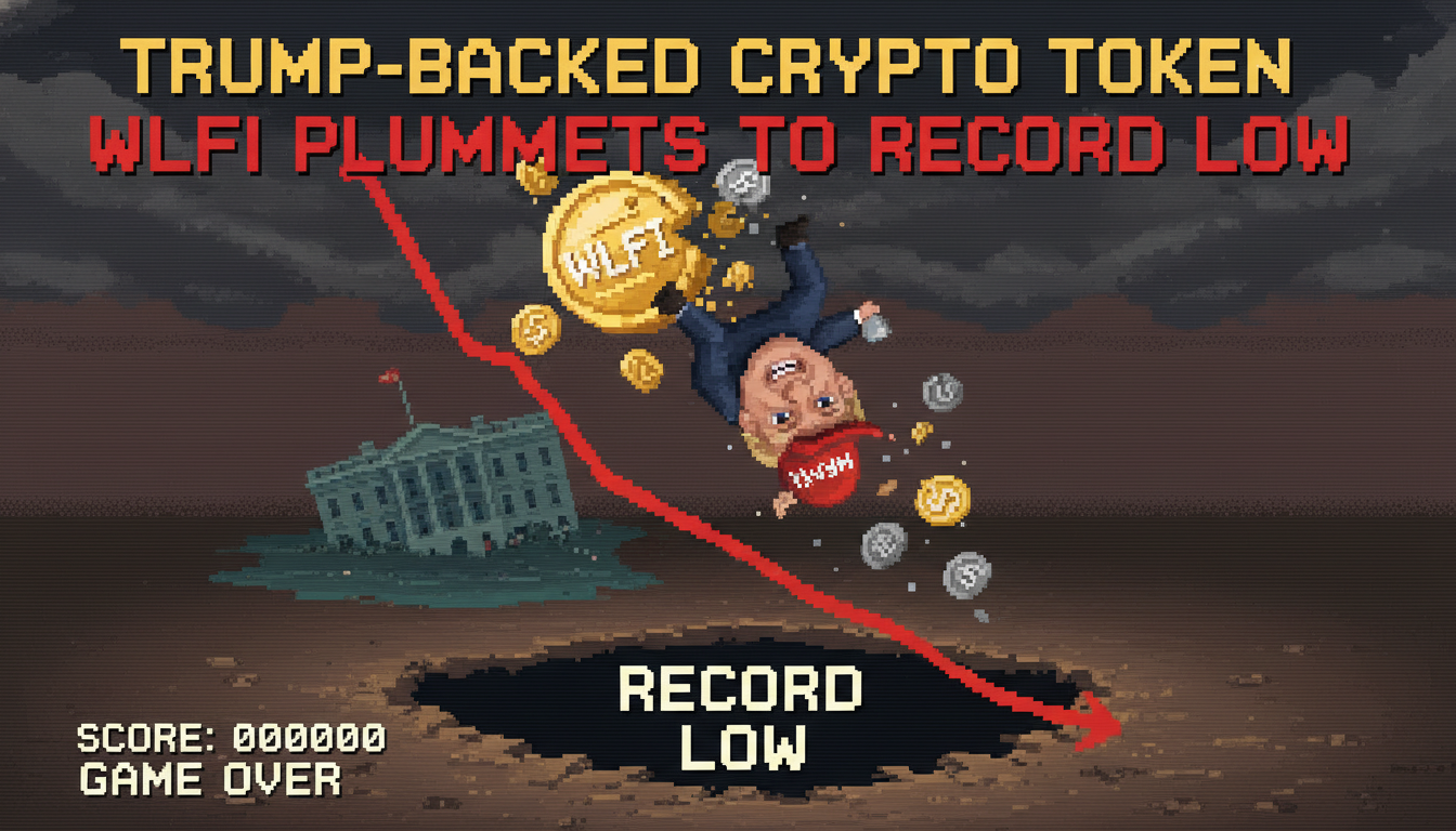 Trump-Backed Crypto Token WLFI Plummets to Record Low