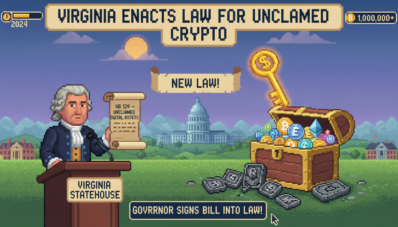 Virginia Enacts Law for Unclaimed Crypto