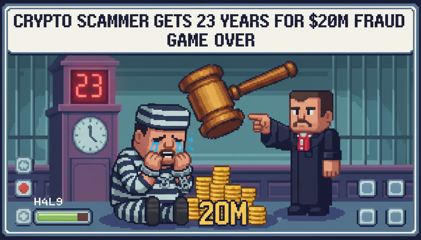 Crypto Scammer Gets 23 Years for $20M Fraud