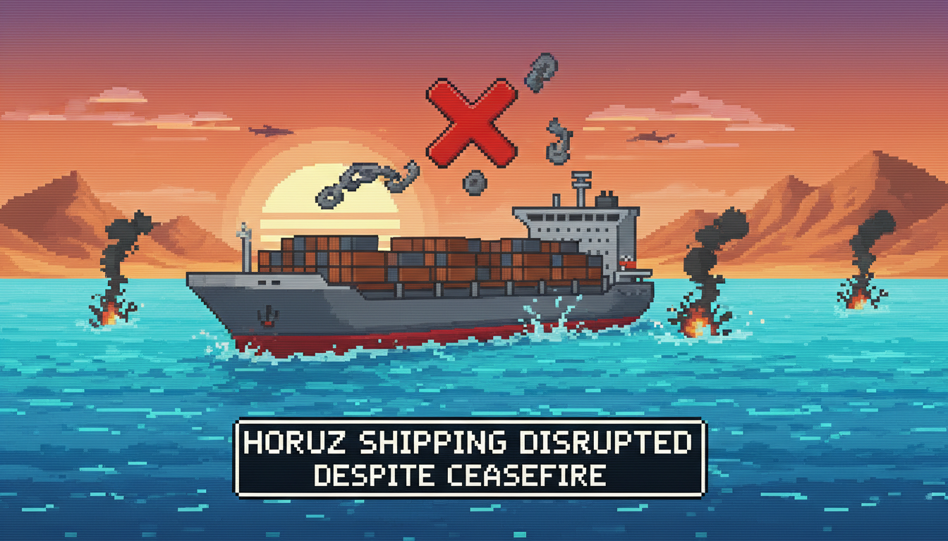 Hormuz Shipping Disrupted Despite Ceasefire