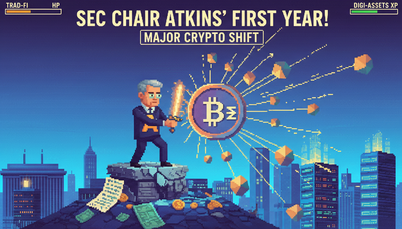 SEC Chair Atkins' First Year Sees Major Crypto Shift