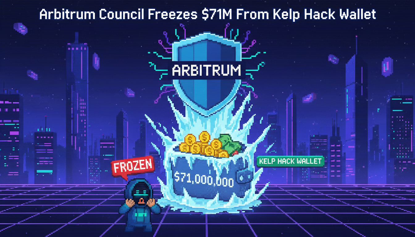 Arbitrum Council Freezes $71M From Kelp Hack Wallet
