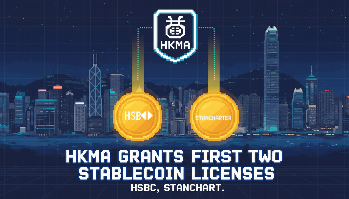 HKMA Grants First Two Stablecoin Licenses to HSBC, StanChart