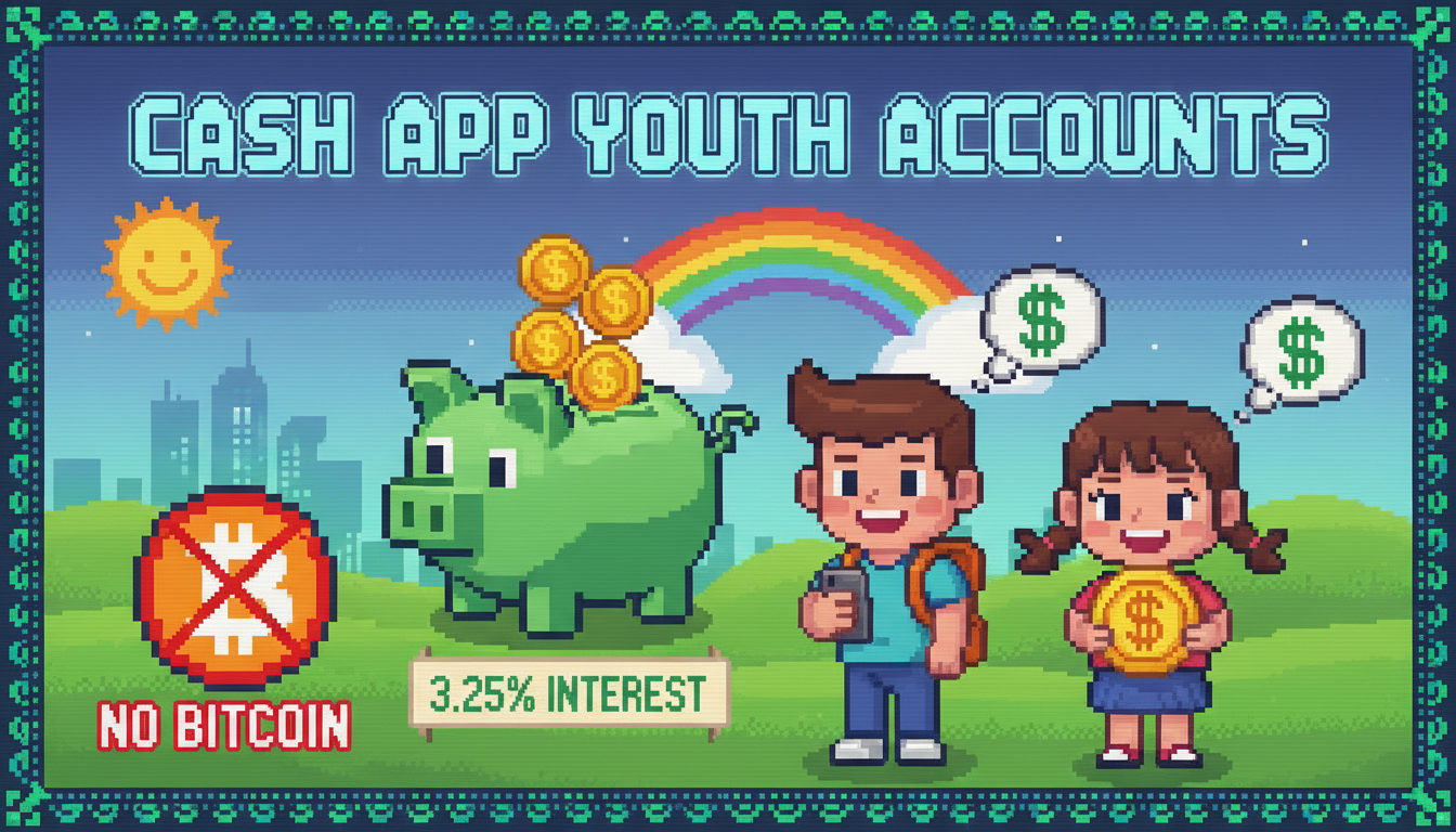 Cash App Youth Accounts Offer 3.25% Interest, No Bitcoin