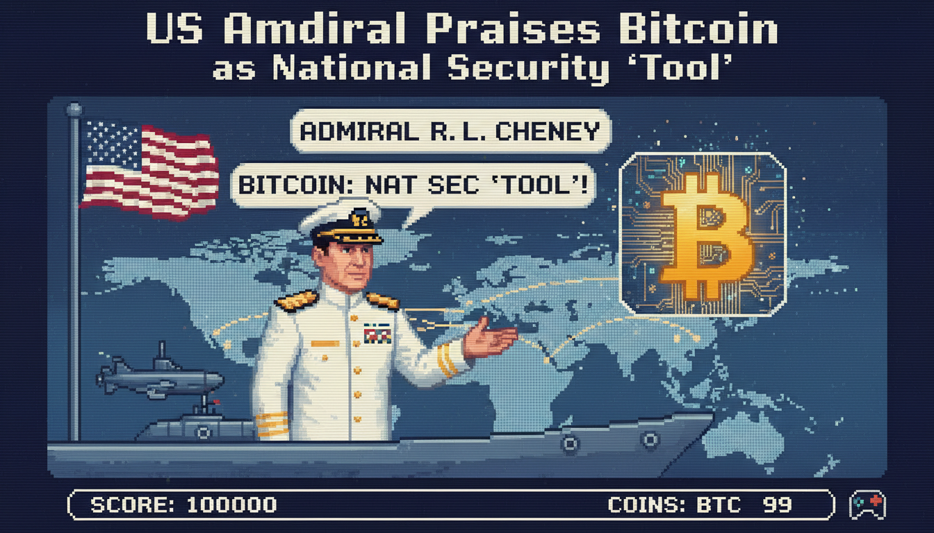 US Admiral Praises Bitcoin as National Security 'Tool'