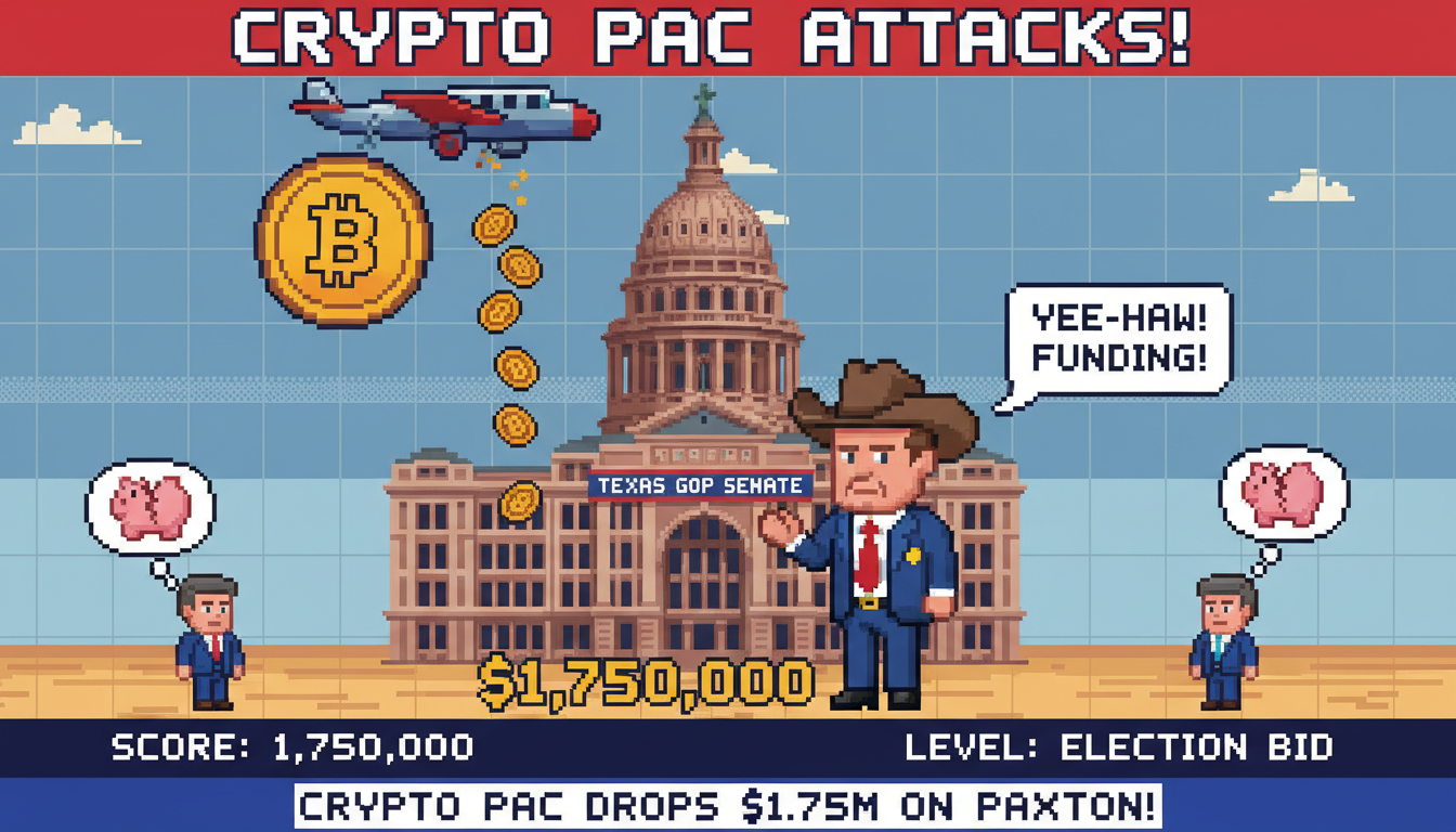 Crypto PAC drops $1.75M on Texas GOP Senate candidate Paxton