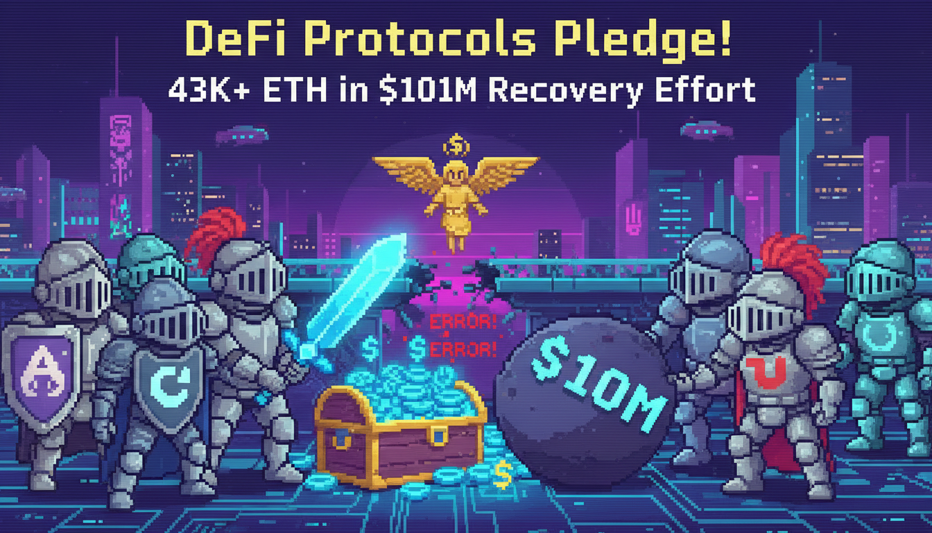 DeFi Protocols Pledge 43K+ ETH in $101M Recovery Effort