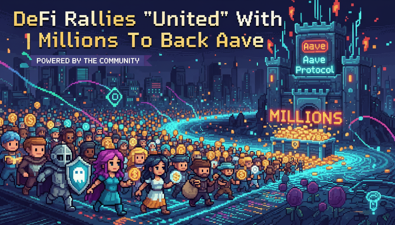 DeFi Rallies "United" With Millions To Back Aave