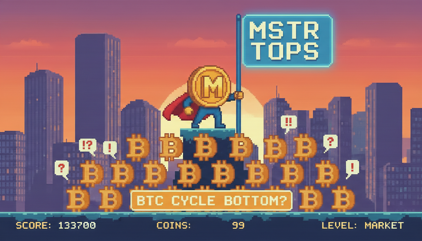 MSTR Tops Bitcoin, Sparking Talk of BTC Cycle Bottom
