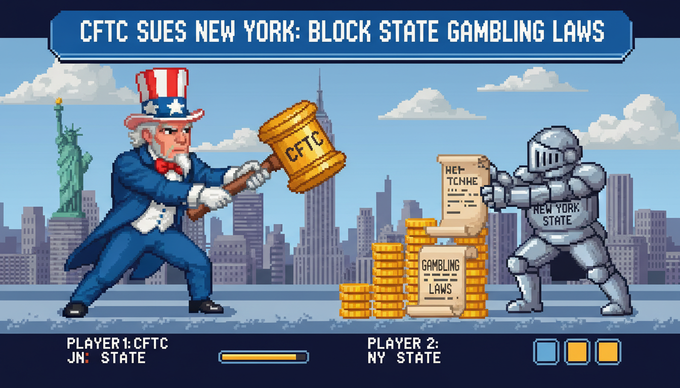 CFTC Sues New York to Block State Gambling Laws on Markets