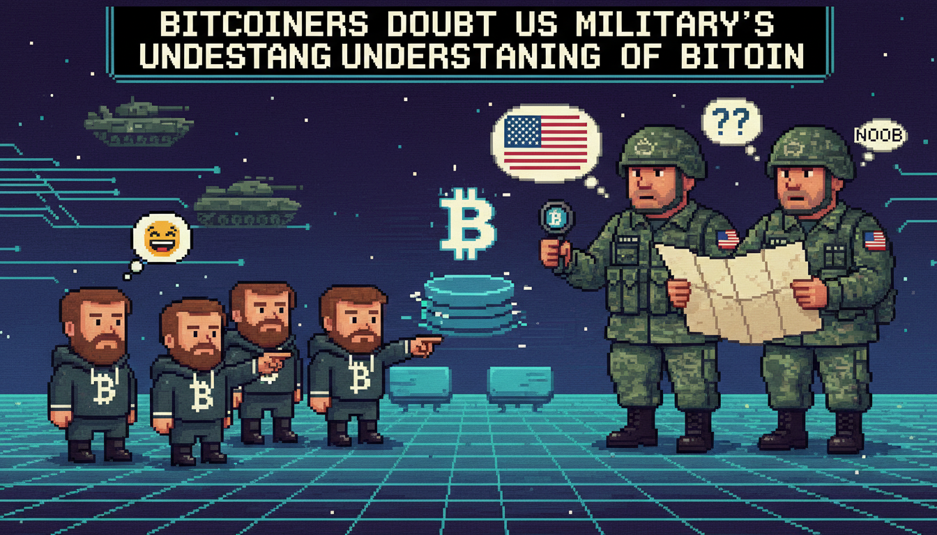 Bitcoiners Doubt US Military's Understanding of Bitcoin