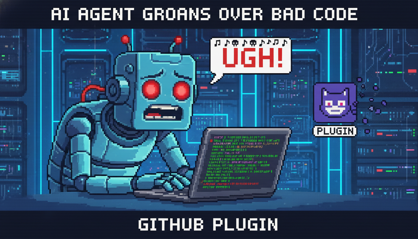 AI Agent Groans Over Bad Code in New GitHub Plugin