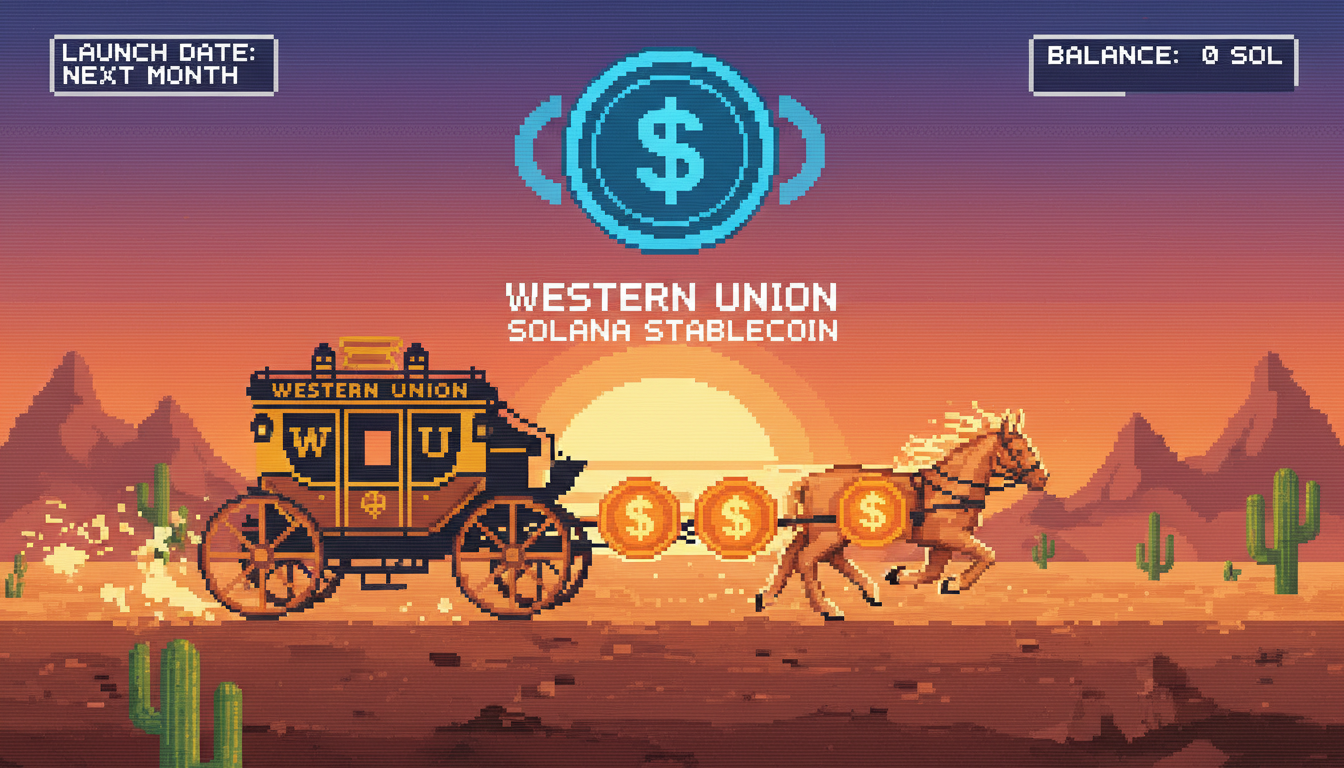 Western Union to Launch Solana-Based Stablecoin Next Month