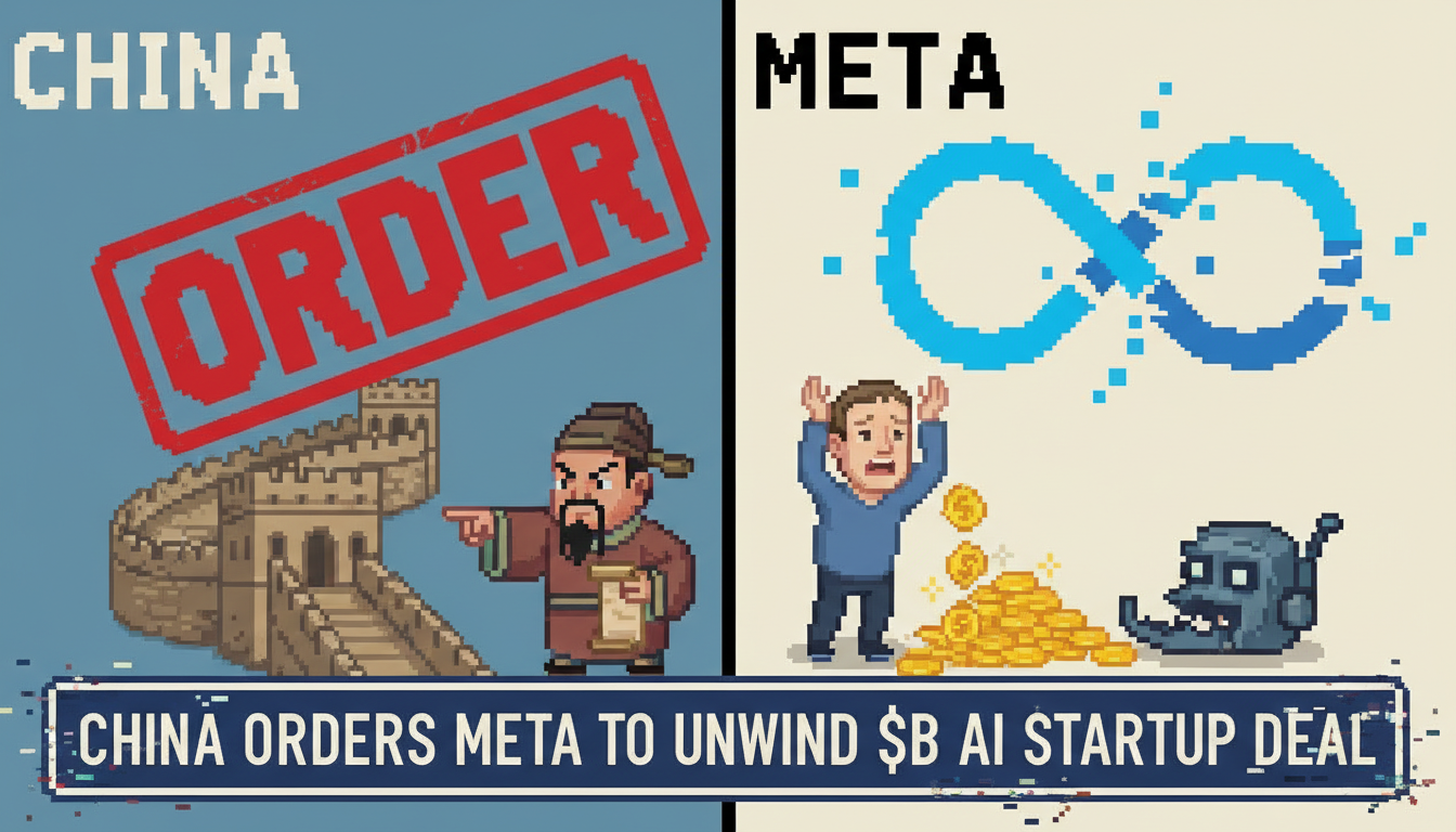 China Orders Meta to Unwind $2B AI Startup Deal