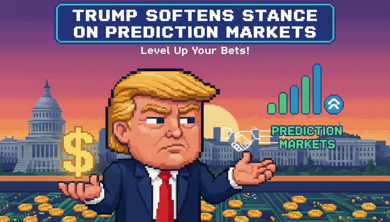 Trump Softens Stance on Prediction Markets