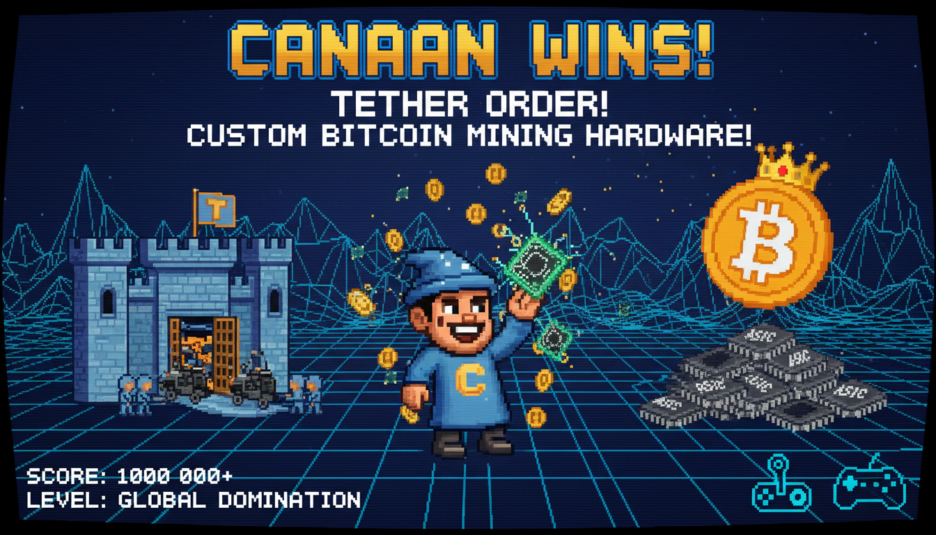 Canaan wins Tether order for custom Bitcoin mining hardware
