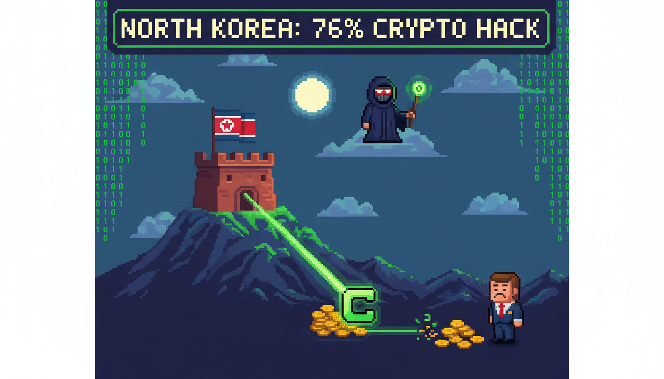 North Korea Stole 76% of 2026 Crypto Hack Value