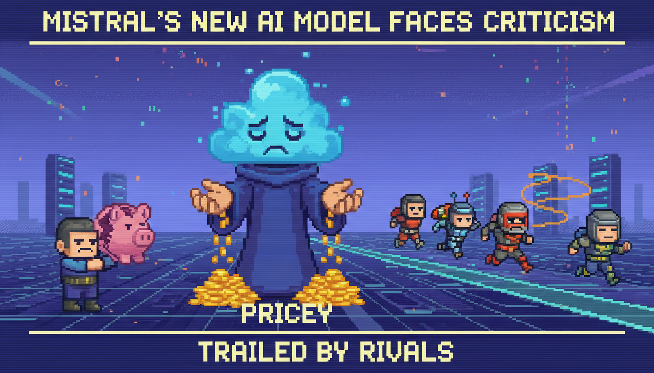 Mistral's New AI Model Faces Criticism: Pricey, Trailed by Rivals
