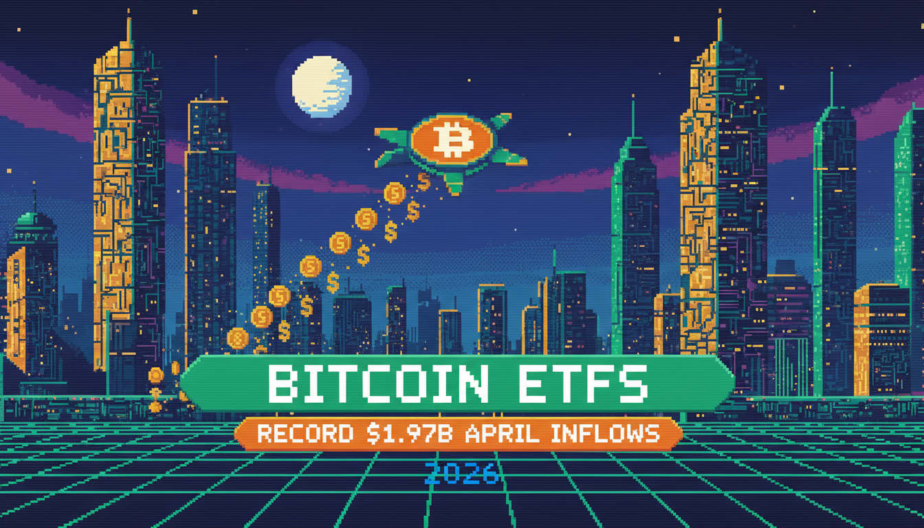 Bitcoin ETFs Post Record $1.97B April Inflows in 2026