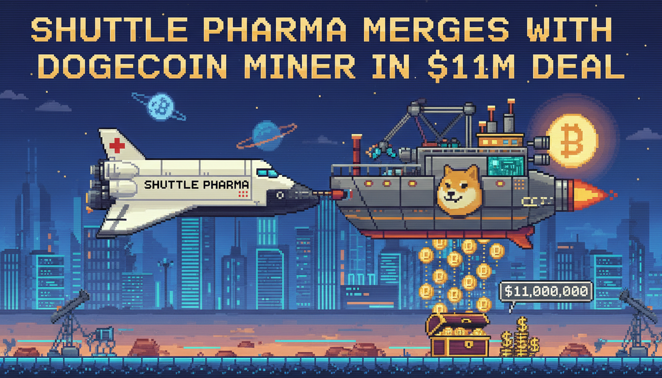 Shuttle Pharma Merges With Dogecoin Miner in $11M Deal