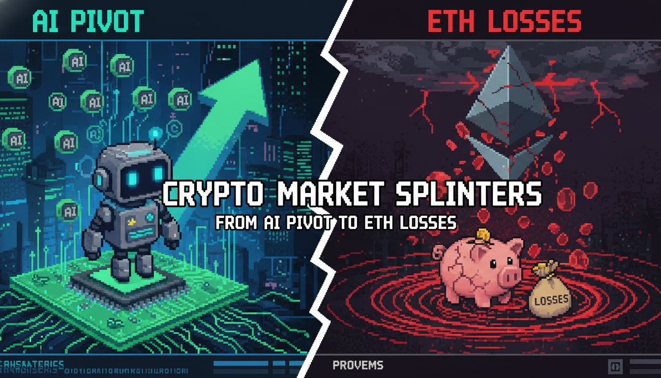 Crypto Market Splinters: From AI Pivot to ETH Losses