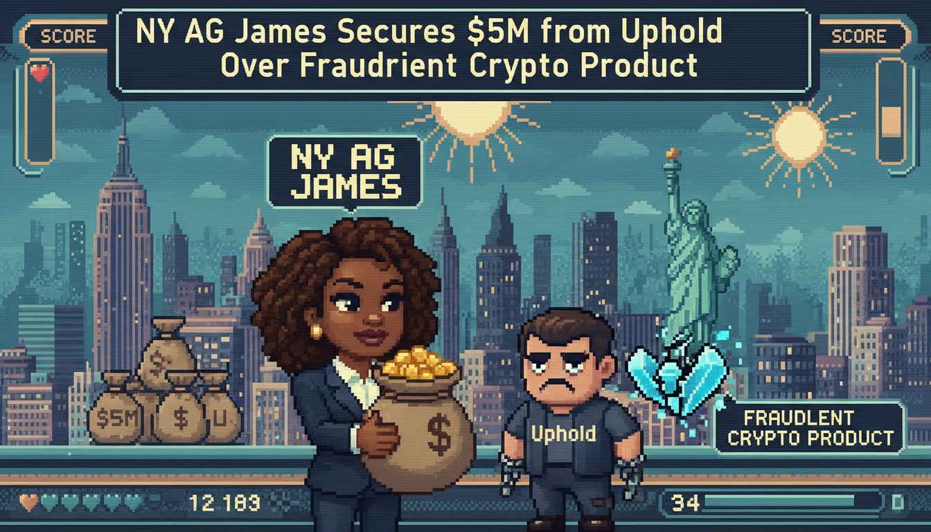 NY AG James Secures $5M from Uphold Over Fraudulent Crypto Product