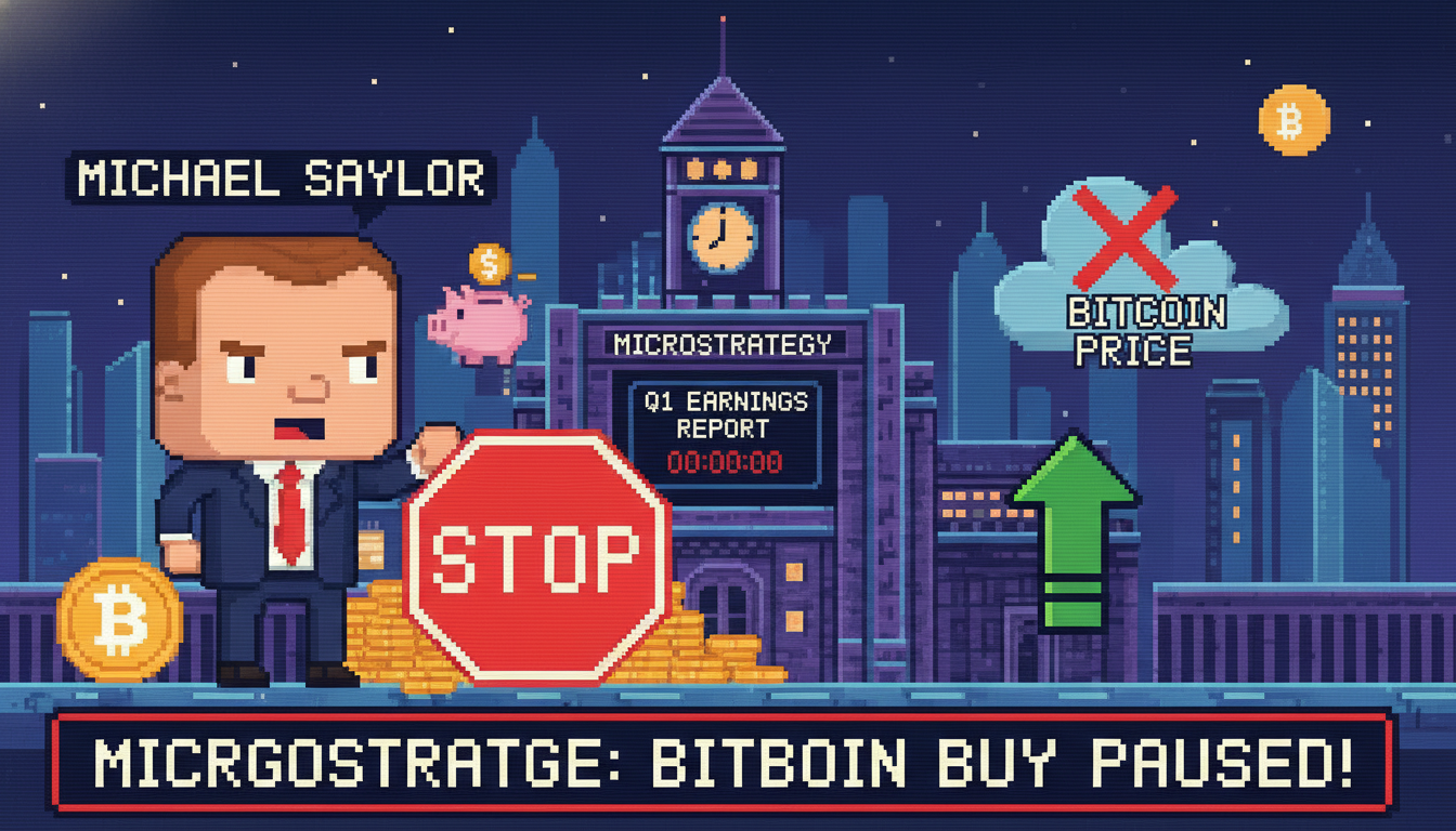 MicroStrategy Halts Bitcoin Buys Before Earnings Report