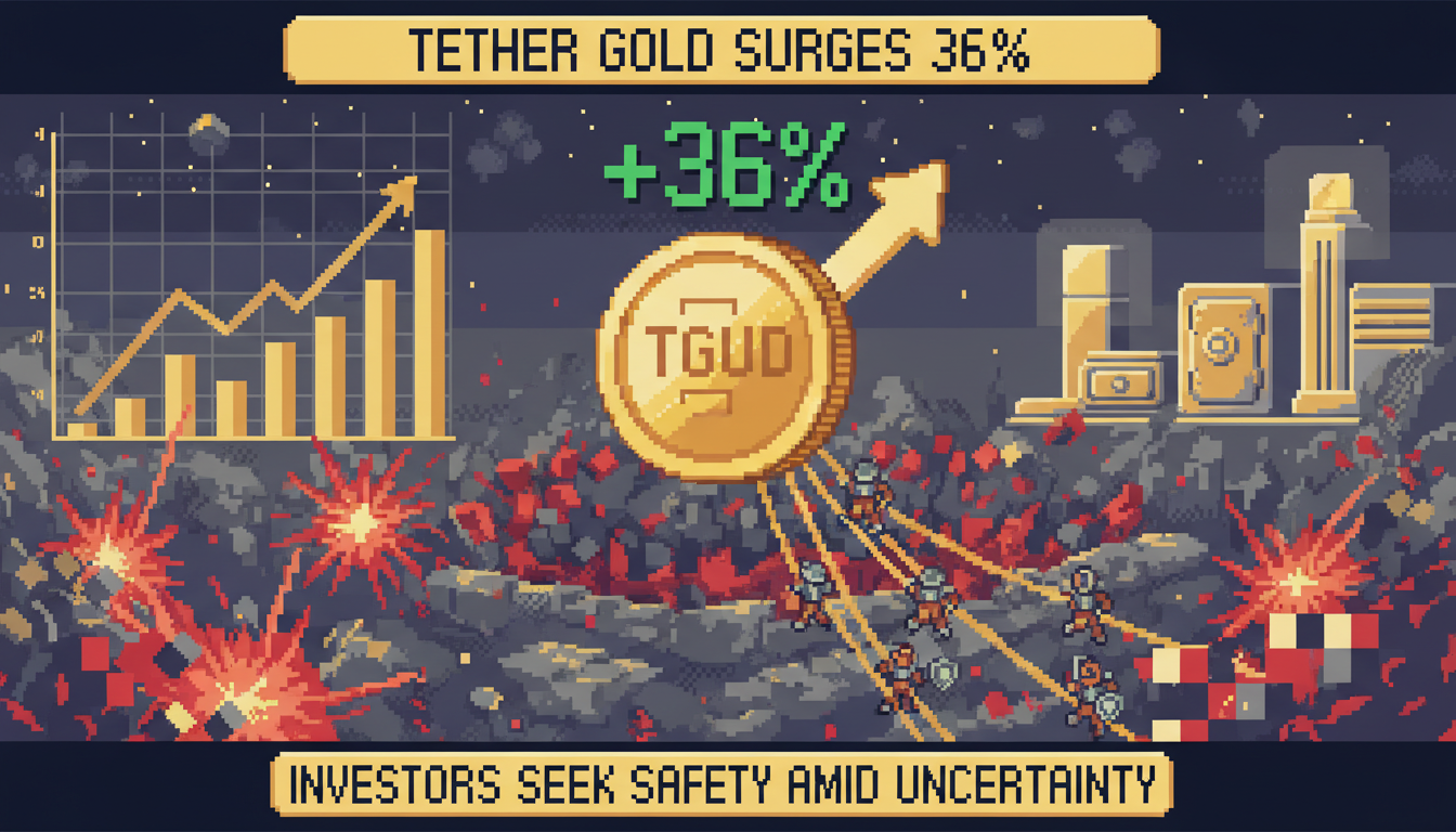 Tether Gold Surges 36% as Investors Seek Safety Amid Uncertainty