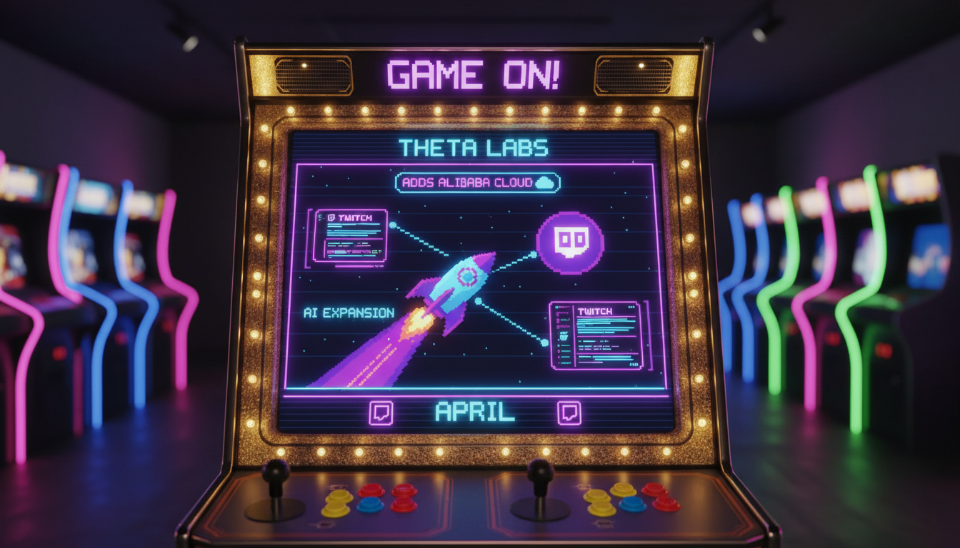 Theta Labs Adds Alibaba Cloud, Expands AI to Twitch in April