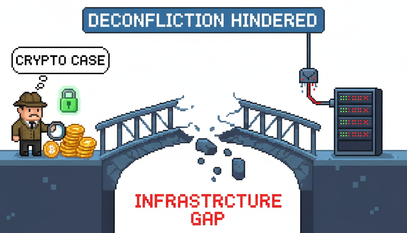 Crypto Case Deconfliction Hindered by Infrastructure Gap